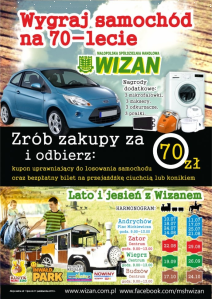 Konkurs: wygraj samochód na 70-lecie Wizan