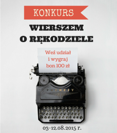 Konkurs "Wierszem o rękodziele"