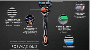 Wygraj maszynkę do golenia Gillette Fusion Proglide Flexball