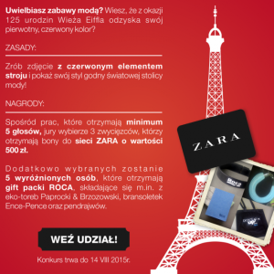 Konkurs "Paryski szyk"