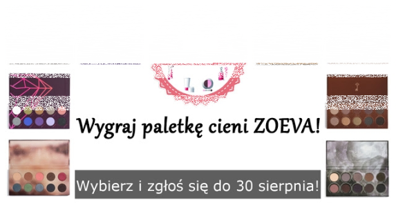 Konkurs: wygraj wybraną przez siebie, paletkę cieni Zoeva!