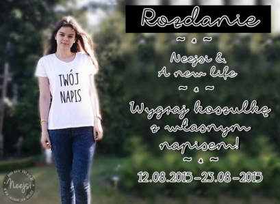 Konkurs: wygraj koszulkę z własnym napisem