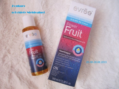 Konkurs: wygraj olejek Evree Power Fruit