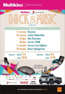 Konkurs "Bruce Springsteen -  Back2Music Fest w Multikinie"