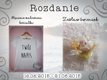 Konkurs: wygraj ręcznie malowaną koszulkę lub świeczki!