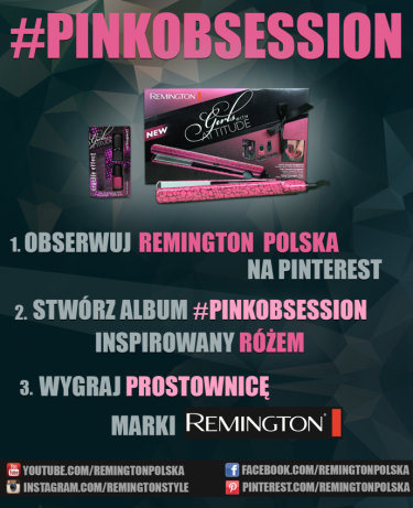 Konkurs "Stwórz różowy album i wygraj prostownicę Remington!"