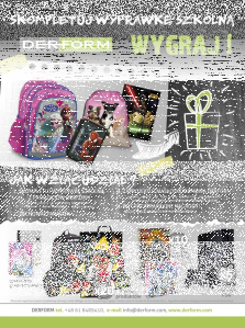 Konkurs: Skompletuj wyprawkę szkolną z DERFORM i wygraj atrakcyjne nagrody