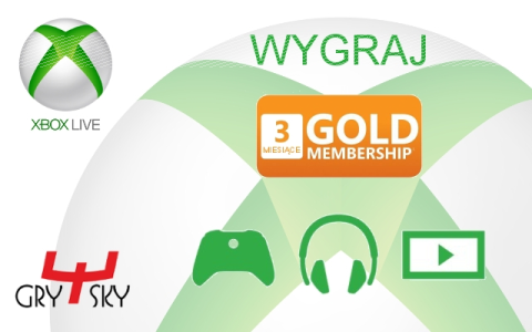 Wygraj 3 miesięczny abonament xbox live GOLD