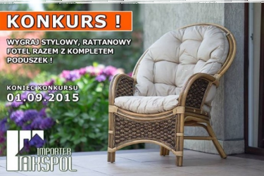 Konkurs "Wygraj stylowy, rattanowy fotel"