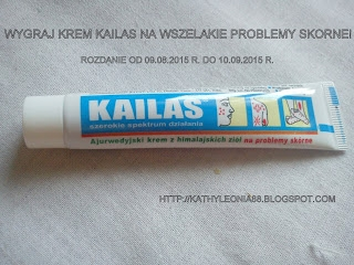 Wygraj krem Kailas na wszelakie problemy skórne!