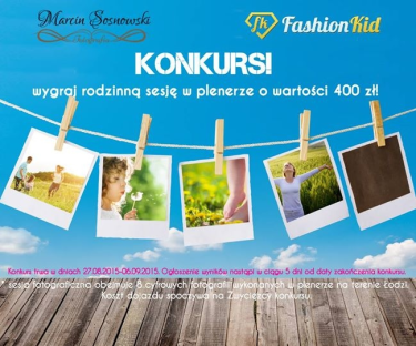 Wygraj sesję fotograficzną o wartości 400 zł