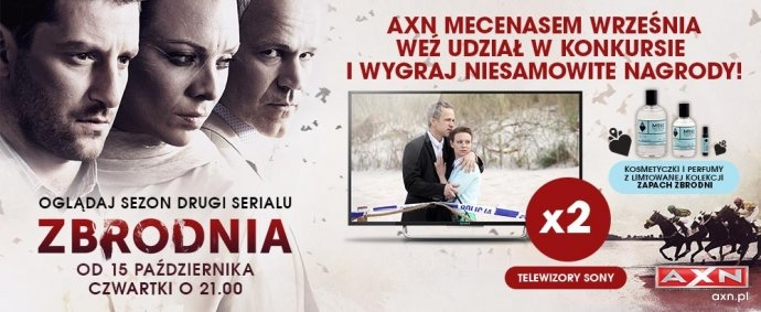 Konkurs "AXN mecenasem września w Vectra"
