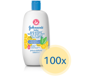 Przetestuj JOHNSON’S® Baby Pure Protect płyn do kąpieli i mycia ciała 2w1