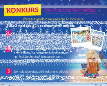Konkurs dla Klientów Net Holiday