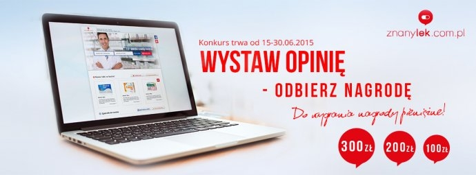 Konkurs "Wystaw opinię - odbierz nagrodę"