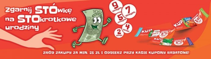 Zgarnij STÓwkę na STOkrotkowe urodziny