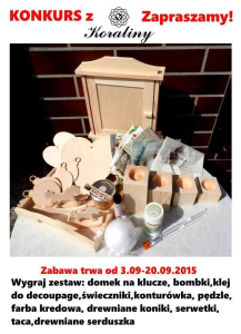 Konkurs z KORALINY!