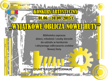 Konkurs "Wyjątkowe oblicza Nowej Huty"