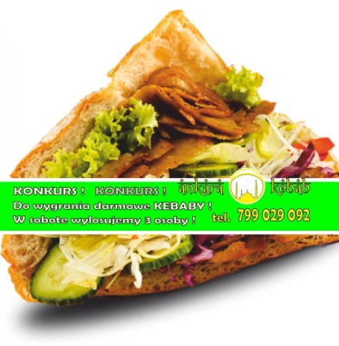 Wygraj dwa pyszne kebaby, Suwałki, do godz. 12:00