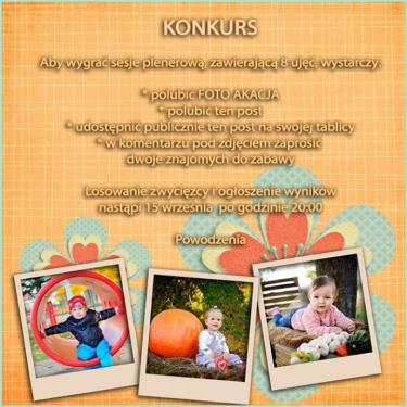 Konkurs: wygraj sesję zdjęciową u Foto Akcja