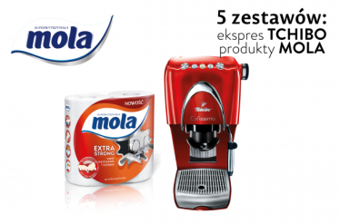 Wygraj ekspres do kawy Tchibo i ręczniki papierowe MOLA
