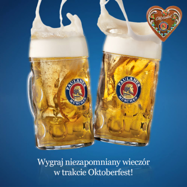 Wygraj niezapomniany wieczór w trakcie Oktoberfest!
