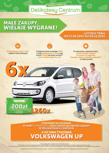 Konkurs "Małe zakupy, wielkie wygrane" Delikatesy