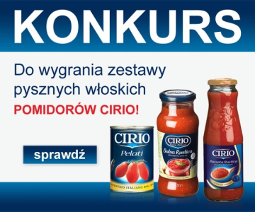 Wygraj zestaw pysznych pomidorów Cirio
