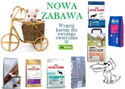 Wygraj karmę dla swojego zwierzaka