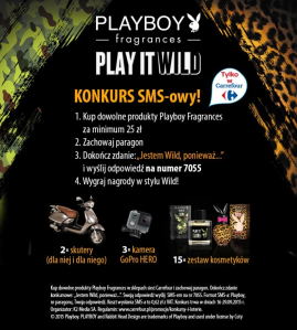 Konkurs "Playboy play it wild" Carrefour