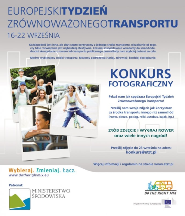 Konkurs "Tydzień Zrównoważonego Transportu"