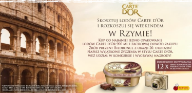Konkurs "Życzenia w stylu Carte d’Or" Biedronka