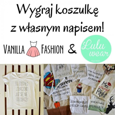 Wygraj koszulkę z własnym napisem