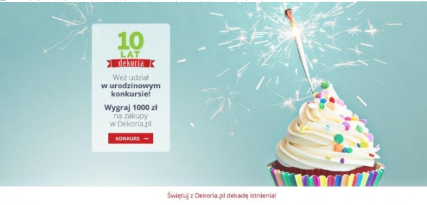 Konkurs "10 lat Dekoria"