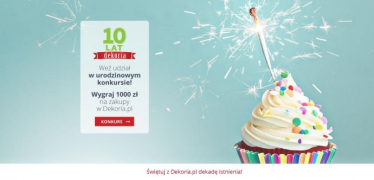 Konkurs "10 lat Dekoria"