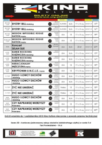 Wygraj podwójne zaproszenia do Kina Helios, Starachowice, do godz. 12:00
