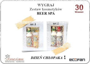 Konkurs z kosmetykami BEER SPA