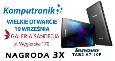 Konkus "Z okazji otwarcia Salonu Komputronika" Nowy Sącz