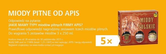 Konkurs "Miody pitne od Apis" Tesco