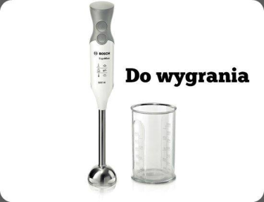 Wygraj blender Bosch