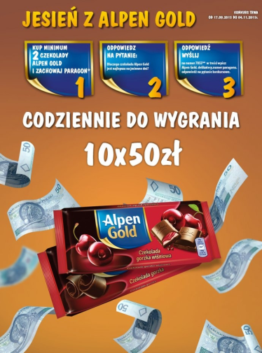 Konkurs "Jesień z Alpen Gold"