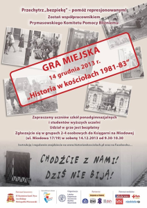 Spacer i konkurs rodzinny, Warszawa