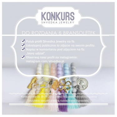 Wygraj bransoletkę od Shvedka jewelry