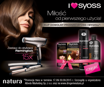 Konkurs "Miłość od pierwszego użycia Syoss" (sms)