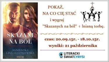 Konkurs z książką "Skazani na ból"