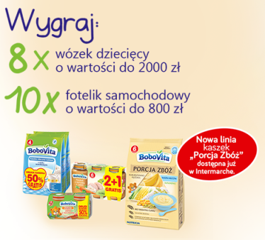 Konkurs "Brzuszki maluszków pełne zdrowia" Intermarche