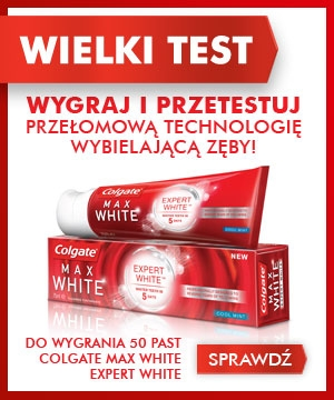 Wygraj i przetestuj pastę Colgate Max White Expert White!