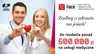 Konkurs "Zadbaj o zdrowie z Galerią Katowicką i Centrum Medycznym Falck"