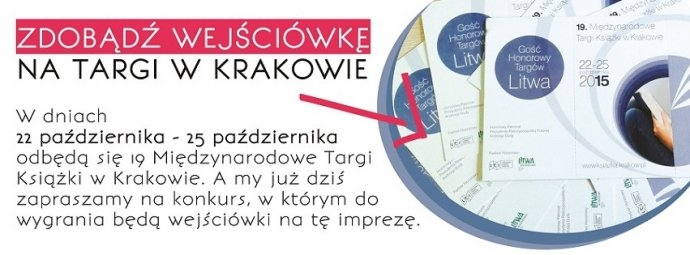 Wygraj wejściówkę na Targi Książki w Krakowie