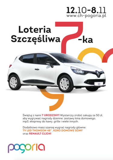 Loteria Szczęśliwa 7-ka, CH POGORIA
